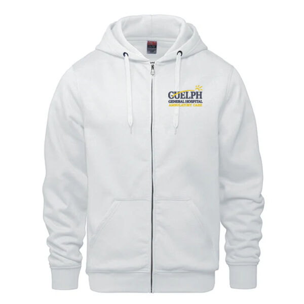 Embroidered Adult Full Zip Hoodie Thumbnail