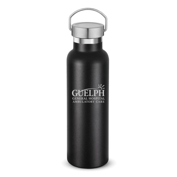 Engraved Handle Lid Stainless Steel Water Bottles 20oz Thumbnail
