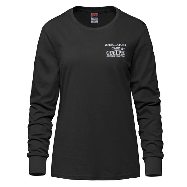 Personalized Embroidered Ladies Cotton Long Sleeve Thumbnail